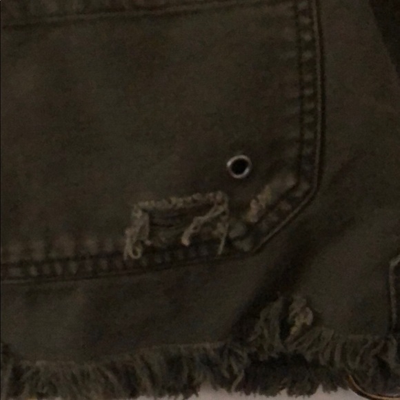 Free People Distressed Cargo Skirt - Picture 2 of 4